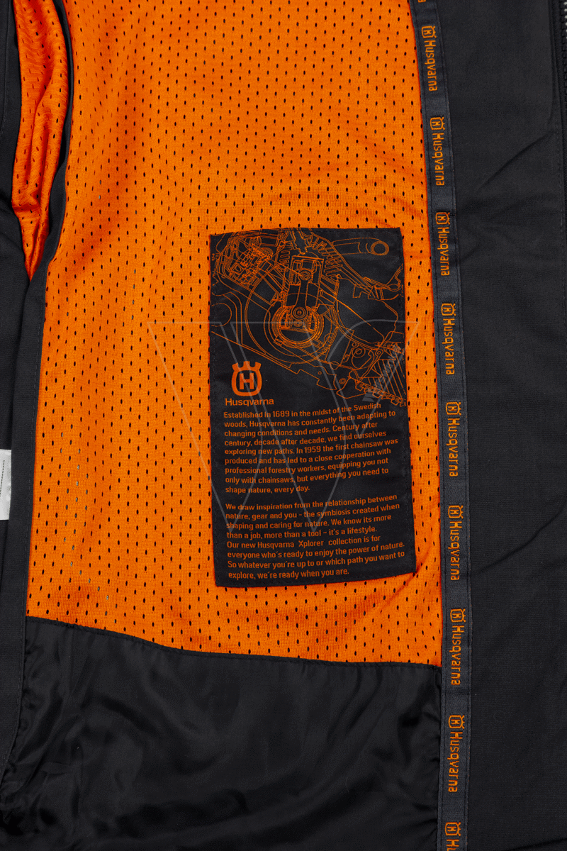 Husqvarna Shell Jack Grijs Zwart - S - Afbeelding 3