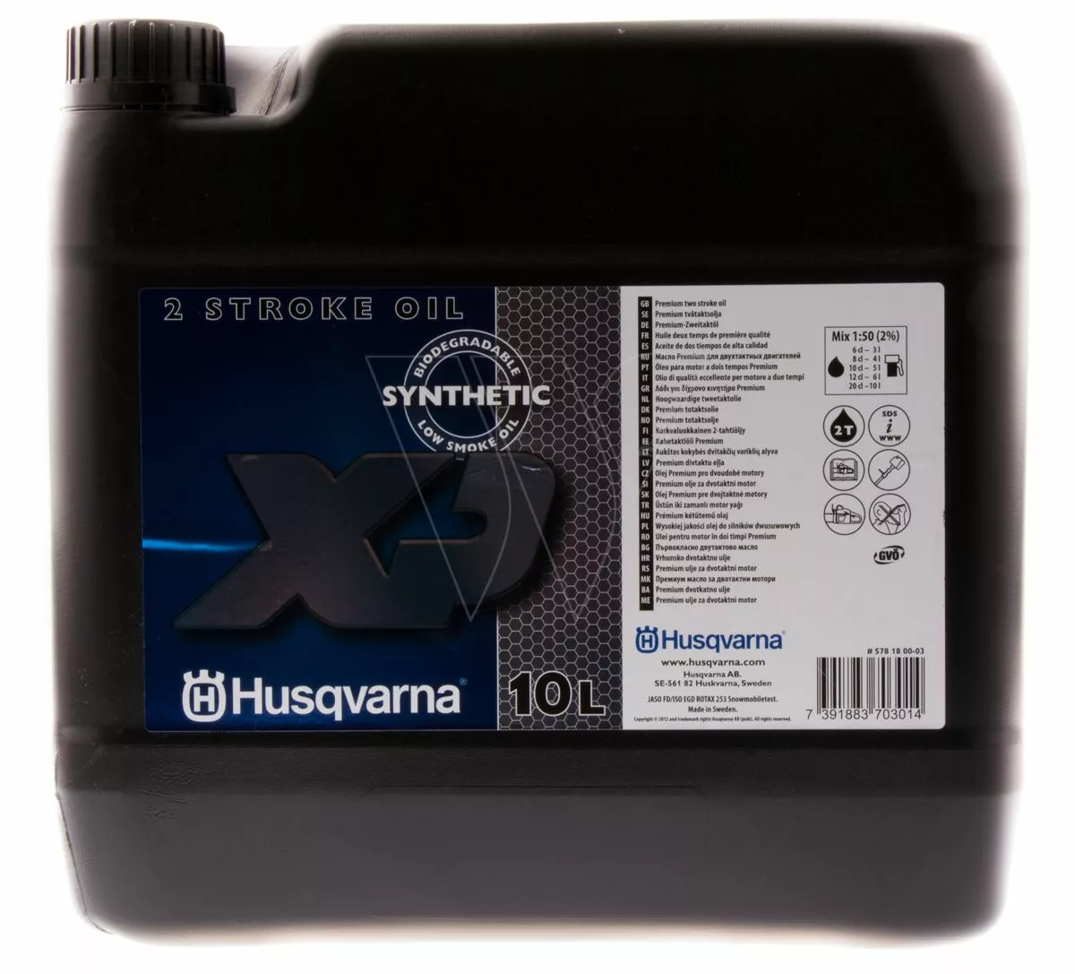 Husqvarna Xp Mengolie Synthetic 10 Liter - Afbeelding 2