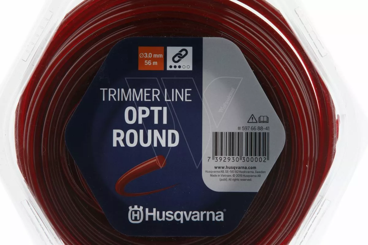 Husqvarna Opti Round ø3.0mm 56m Rood