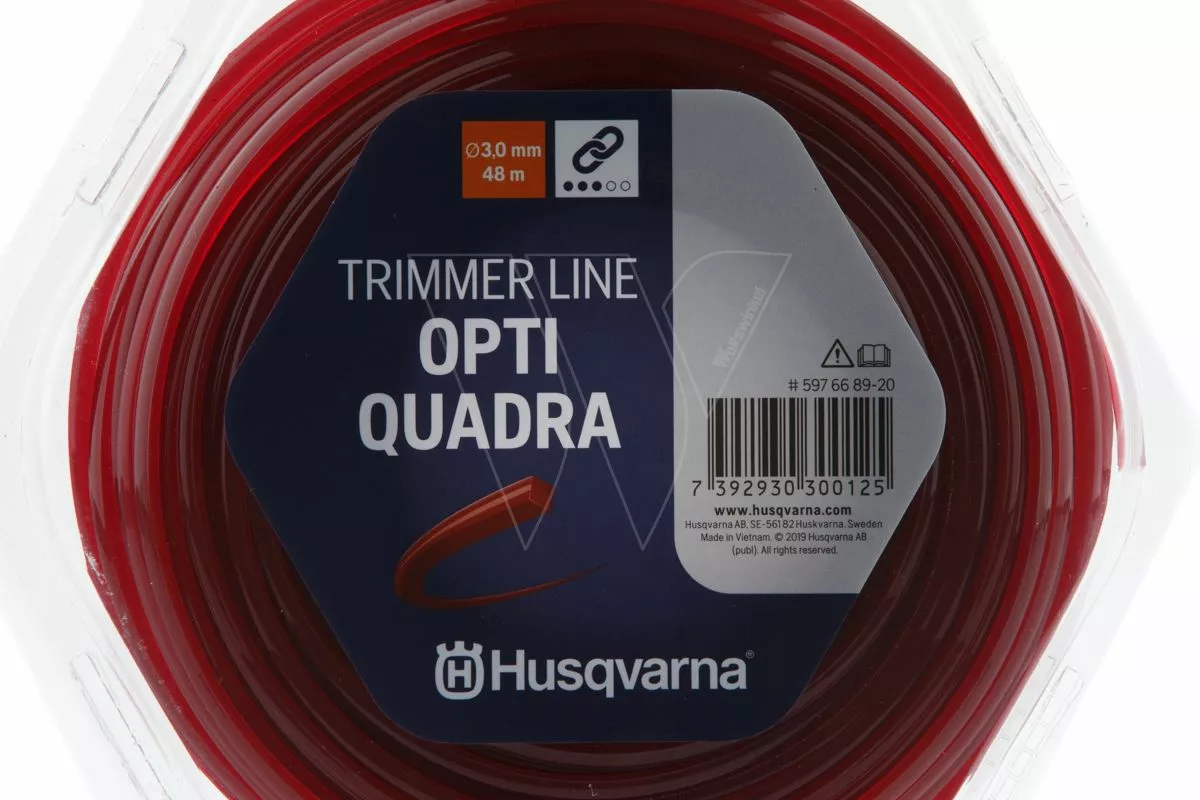 Husqvarna Opti Quadra ø3.0mm 48m Rood