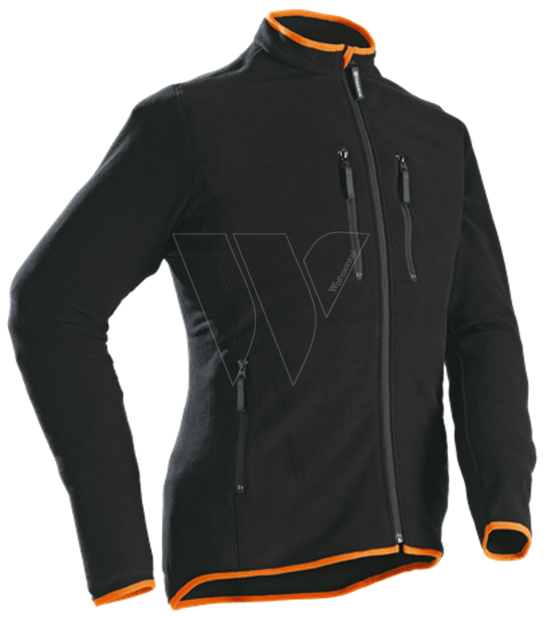 Husqvarna Microfleece Jack Zwart Xl
