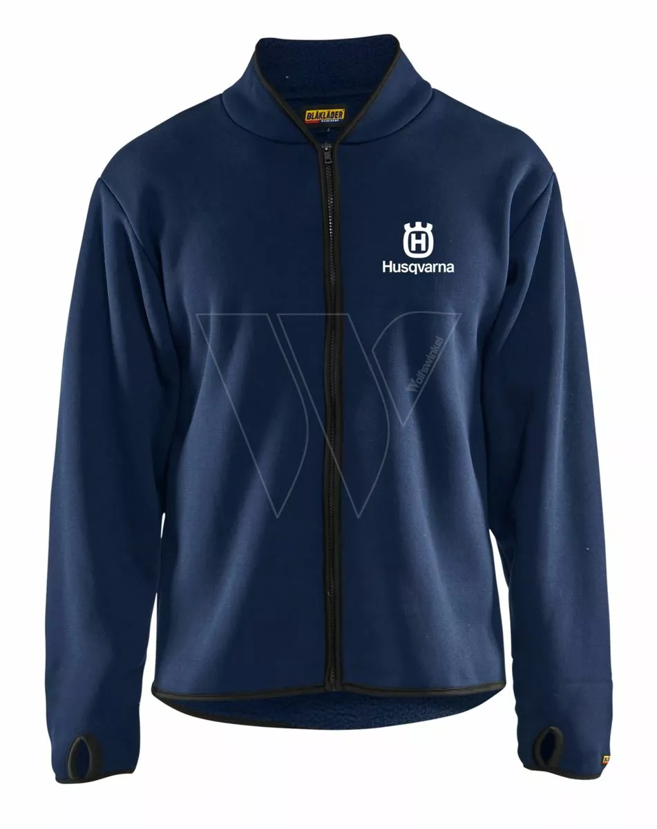 Husqvarna Pile Fleece Jas Navy Maat S