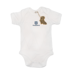 Husqvarna Baby Rompertje Wit Met Logo
