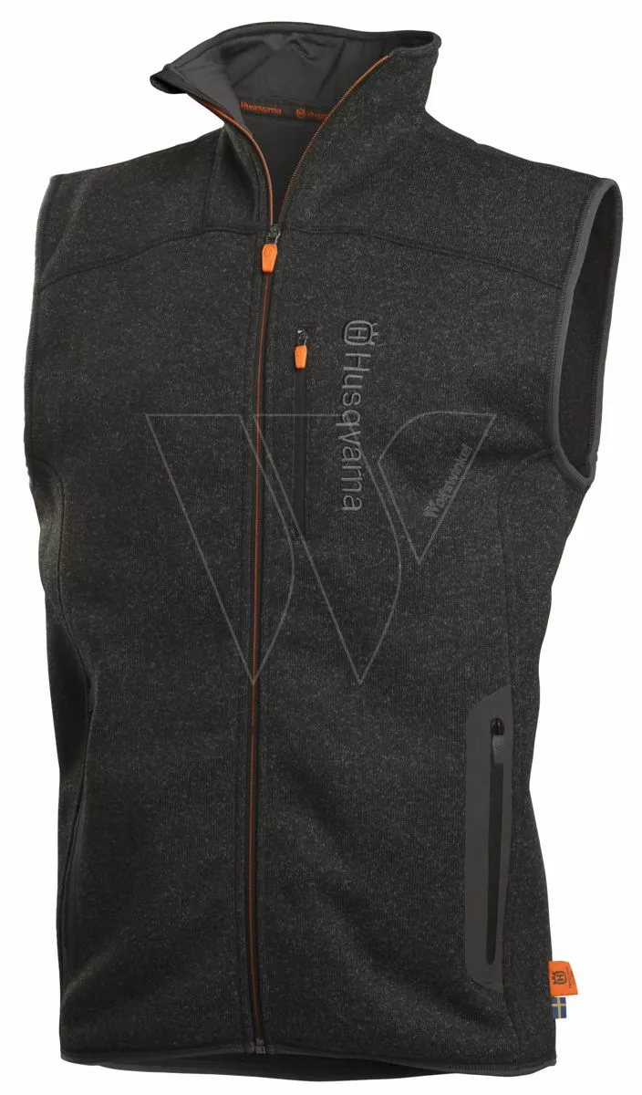 Husqvarna Fleece Vest Graniet Grijs S