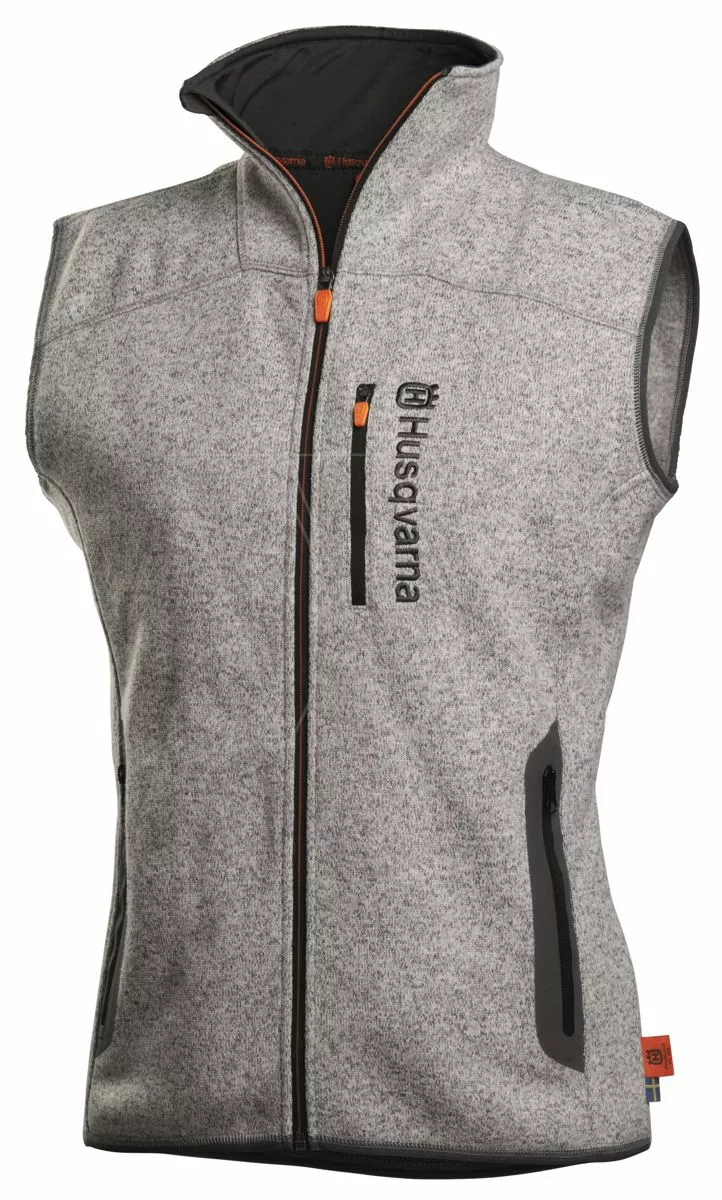 Husqvarna Fleece Vest Staal Grijs Xs