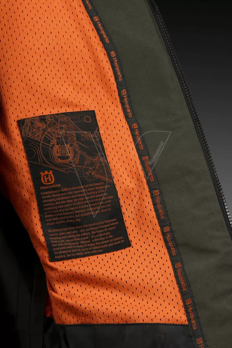 Husqvarna Shell Jas Xplorer Bos Groen 2x - Afbeelding 9